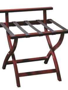 折叠实木酒店行李架衣帽置物包箱收纳衣架卧室家用架