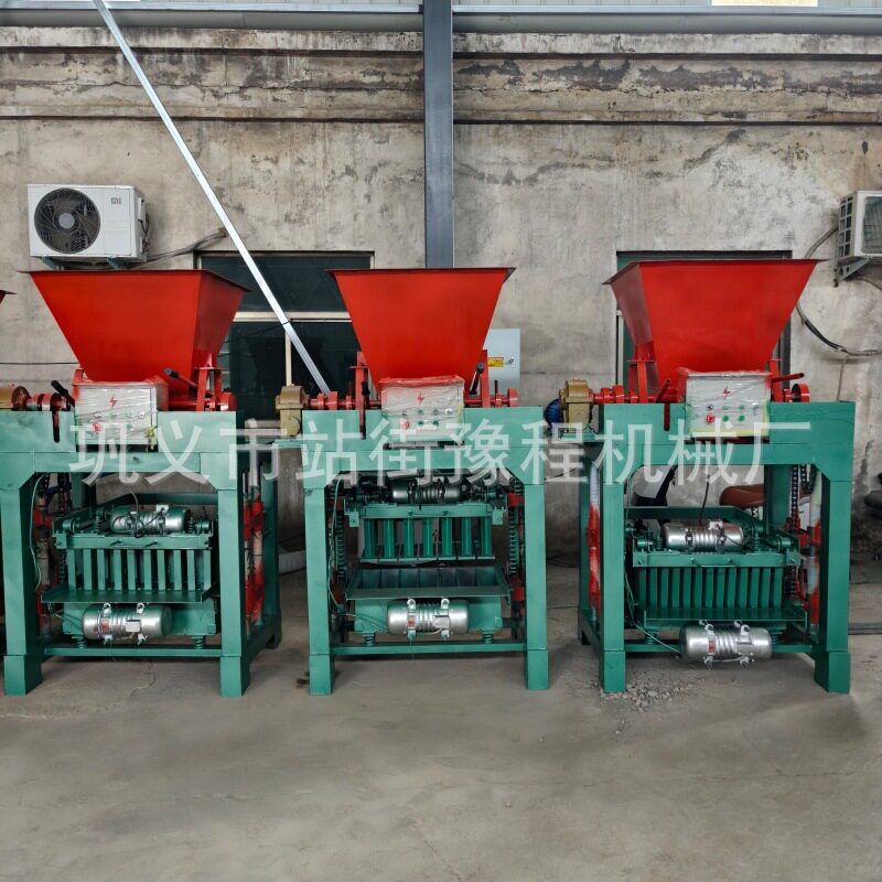 老挝免烧砖机标砖模具空心砖机小型制砖机全自动路沿石道牙砖机