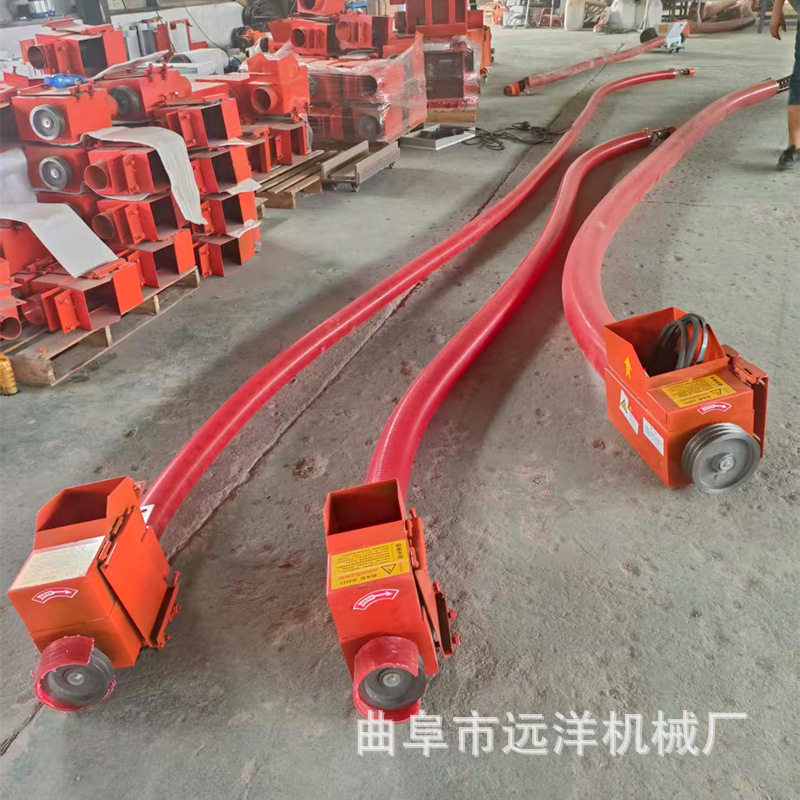 小型粮食装车机6米长软管吸粮机锯末上料绞龙