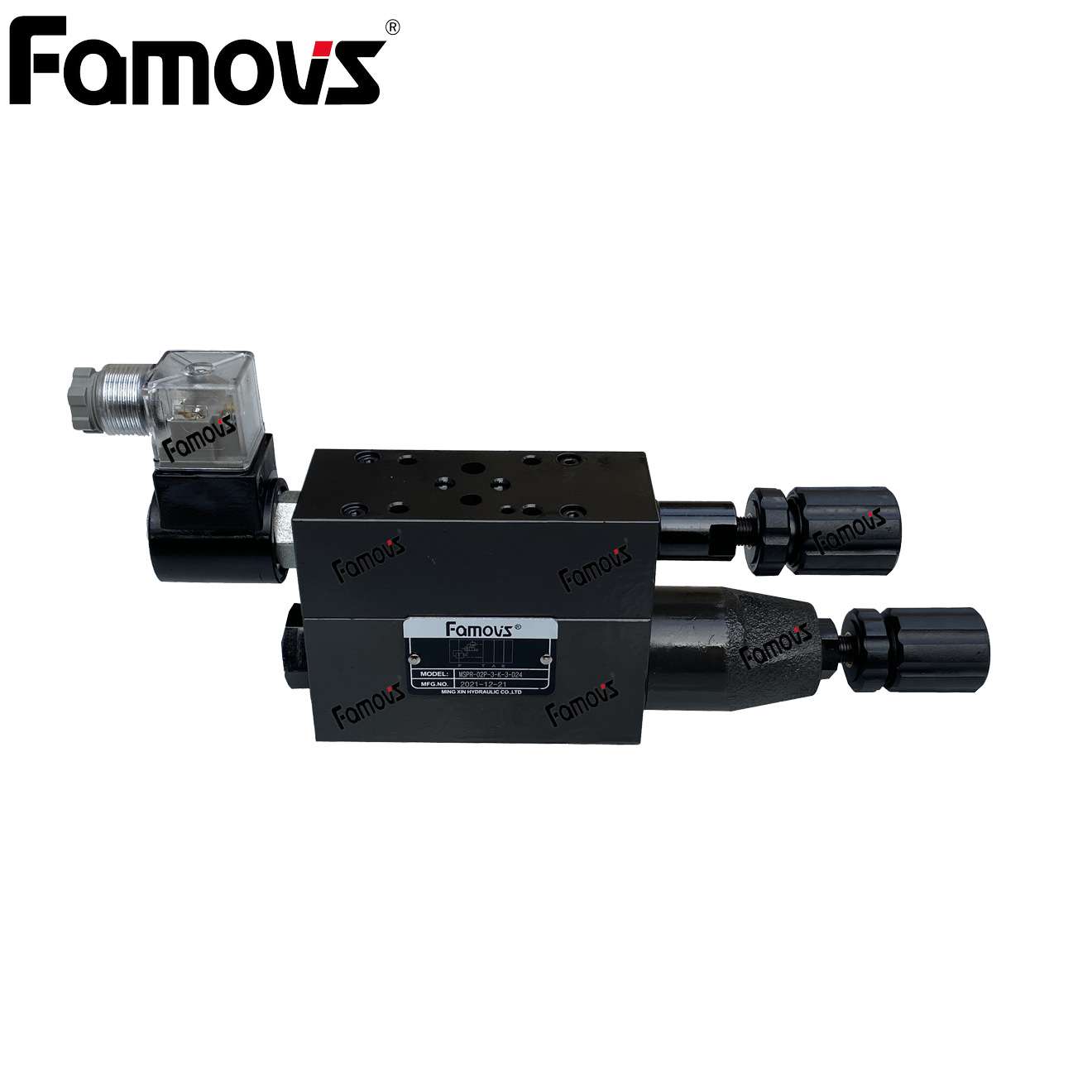 MCB-02B-K1-20G明欣Famovs叠加式抗衡阀 支撑阀 平衡阀  B孔抗衡