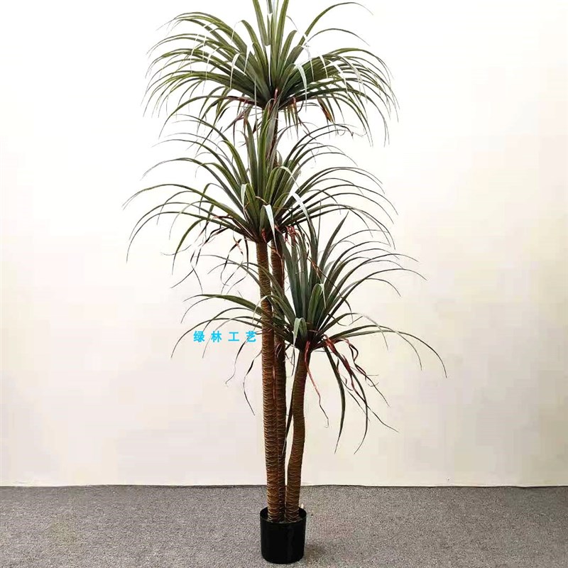 仿真植物网红丝兰龙血树商场橱窗室内大型装饰造景假绿植落地摆件