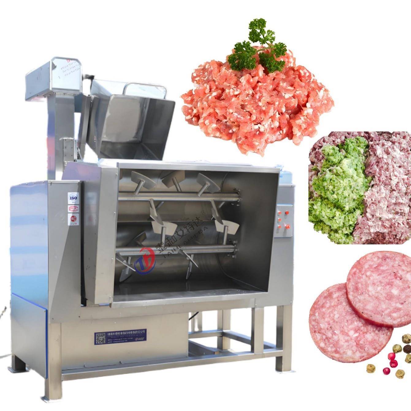 工业级肉菜搅拌机 食品切碎机 双轴混合灌装机 绞肉机 香肠灌装混