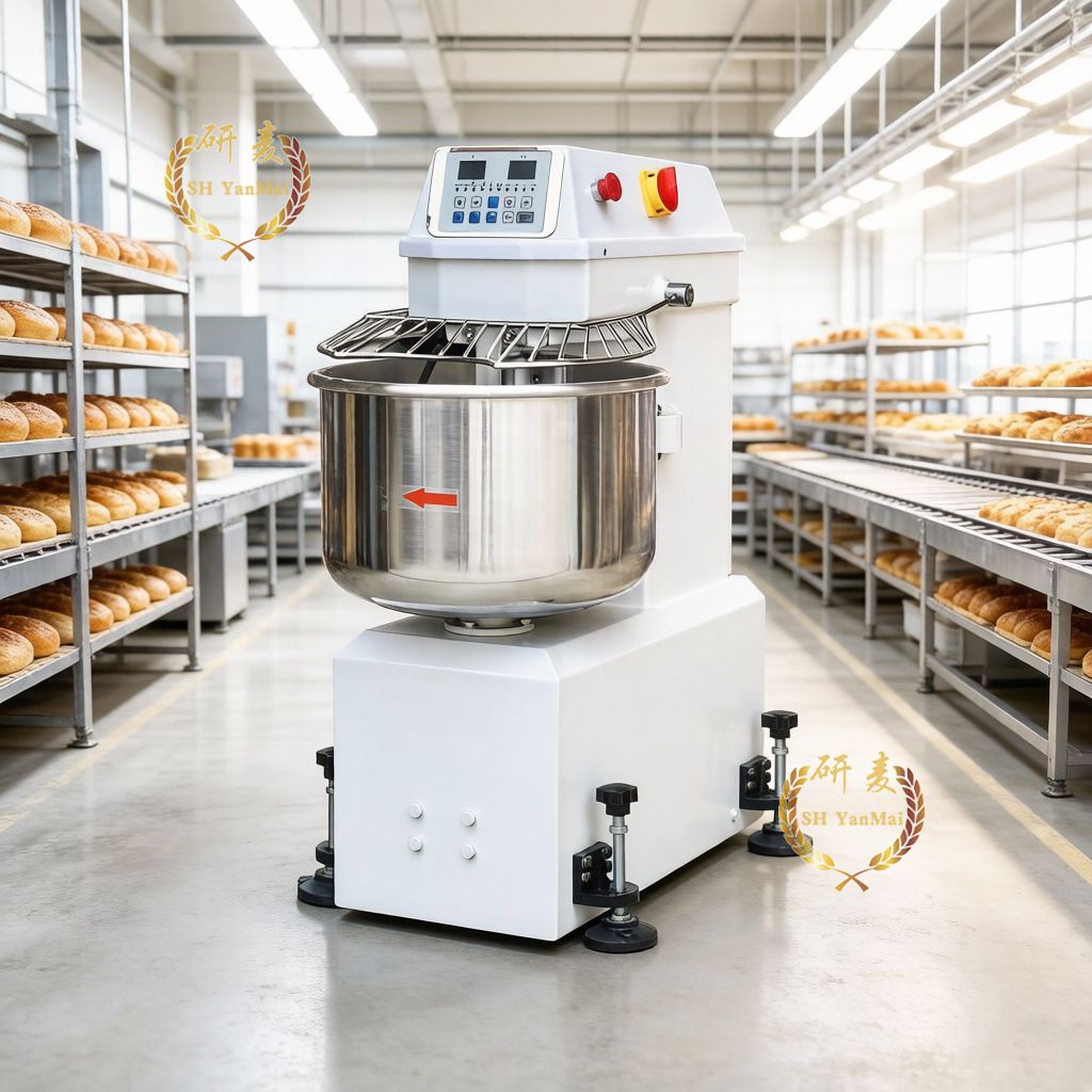 50kg和面机商用全自动揉面机大型面粉搅拌机面包房和面设备