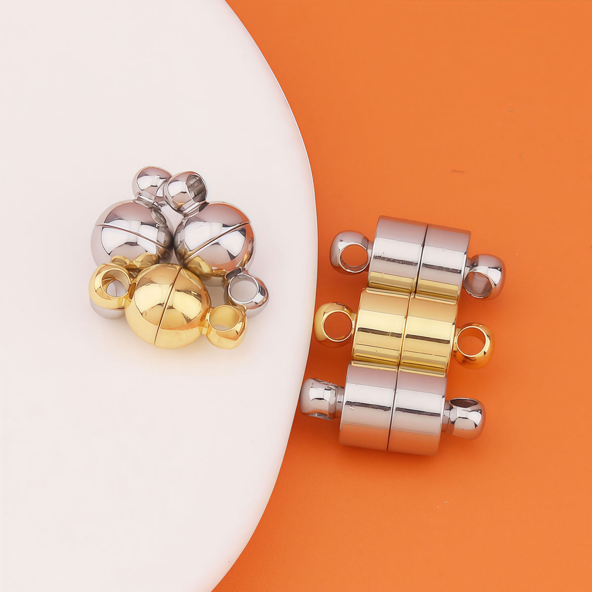 14K18K包金圆柱形磁吸扣磁铁扣手工diy手链项链链条收尾材料配件,饰品/流行首饰/时尚饰品新,其他DIY饰品配件,淘宝优惠券,粉丝福利购,淘宝优惠卷