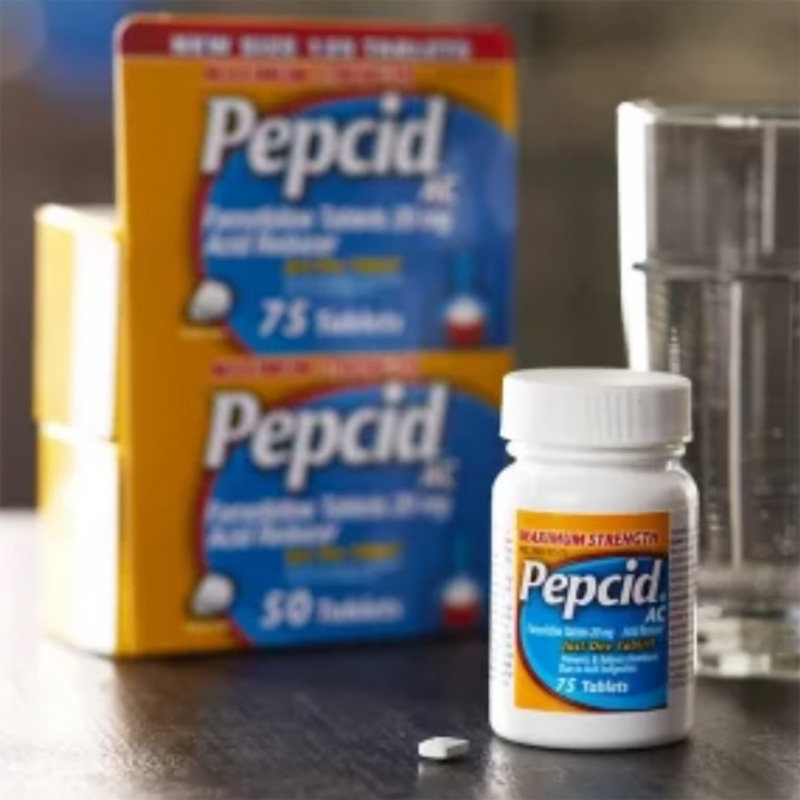 美国直邮Pepcid AC胃灼热反酸烧心食道逆流缓解片新药法莫替丁片1
