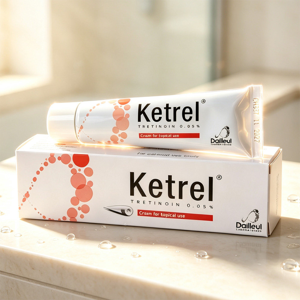 香港直邮Differin0.1%阿达帕林凝胶达芙文K乳维A酸kertel去痘膏1