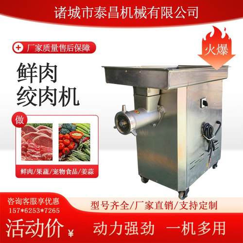 大功率绞肉机打肉碎肉机肉馅机绞馅机不锈钢果蔬绞肉机姜蒜搅碎机