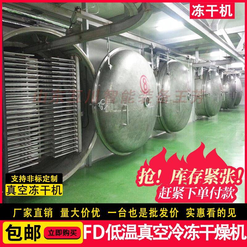 鳄鱼肉50平方自动冻干机 30平方商用小青柑低温冷冻干燥冻干设备