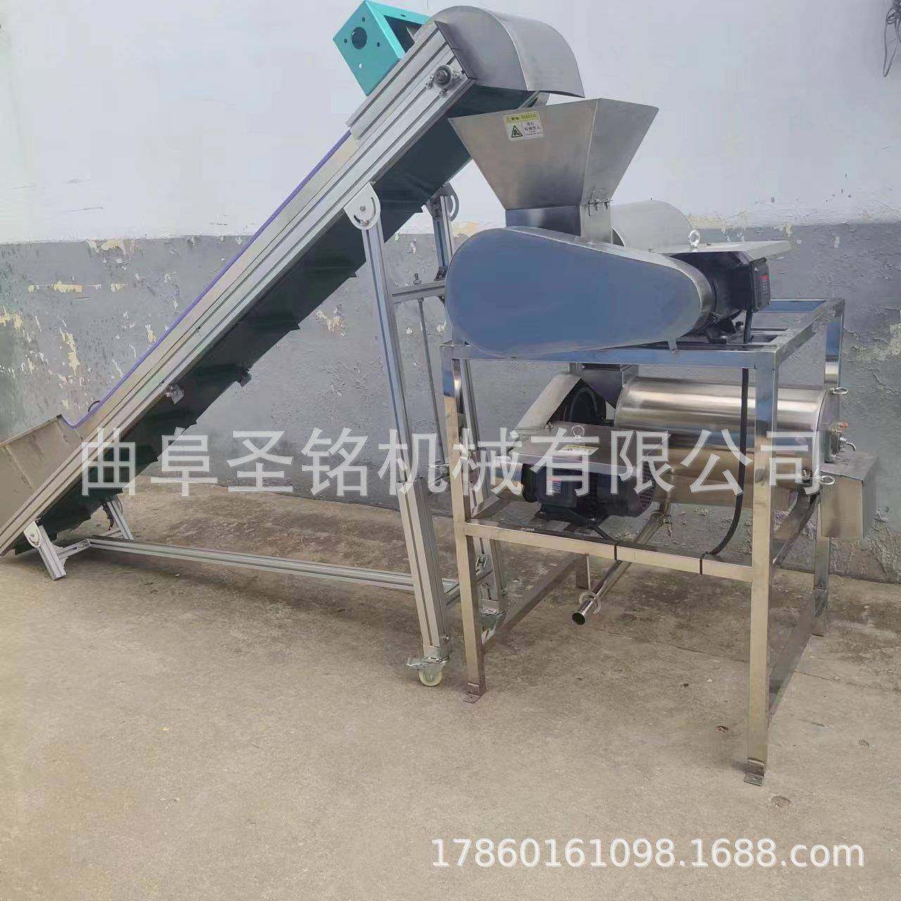 大型水果打浆机 不锈钢双道杏子桃子去核打浆机 工业打浆机,清洗/食品/商业设备,果蔬加工设备,淘宝优惠券,粉丝福利购,淘宝优惠卷