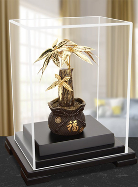 金箔发财树摆件！招财运旺家宅