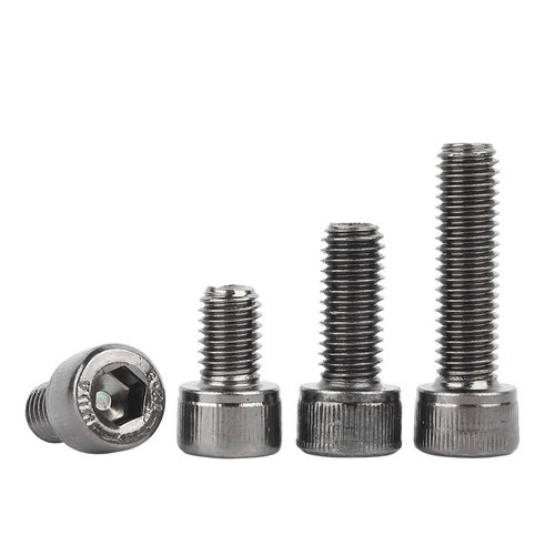 12.9级高强度镀黑镍杯头螺丝