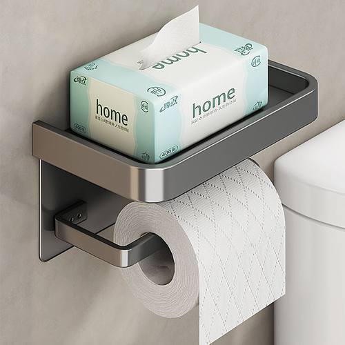 免打孔卫生间厕纸盒卷纸架挂架