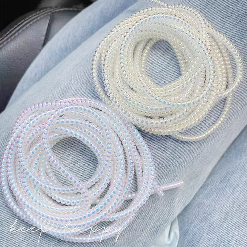 手机充电器头数据线保护绳套缠绕