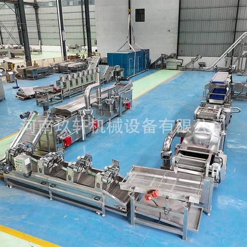 速冻薯条流水线 全自动薯条油炸设备成套生产线
