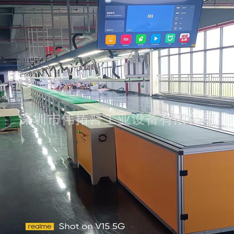 呼吸制氧装配线免费设计方案恒温振荡器上下循环倍速链检测组装线