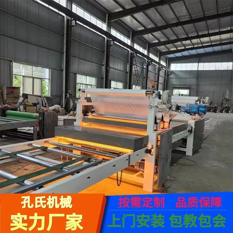 聚酯纤维板墙布皮革复合机 热熔压敏胶贴合机 大板热熔胶膜覆膜机