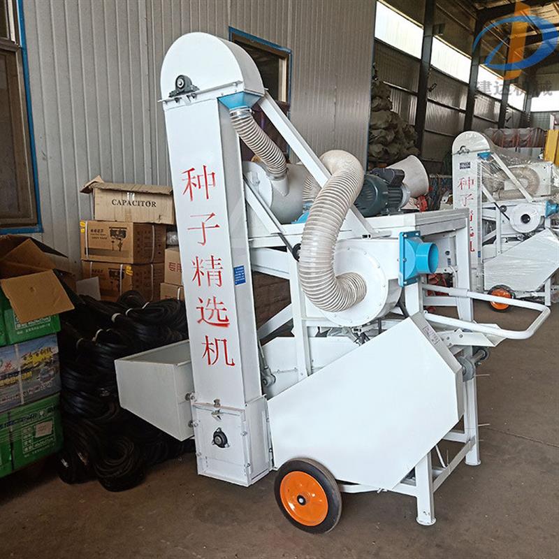 麦种去瘪籽振动筛水稻种子精选机小麦选种筛选机种子筛分机全新