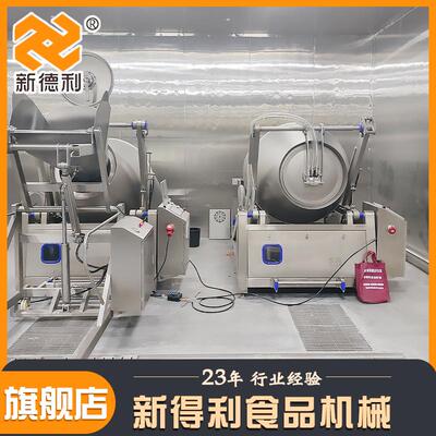 不锈钢鸡肉真空滚揉机商用腊肉自动腌制设备大型鸡柳变频入味机器