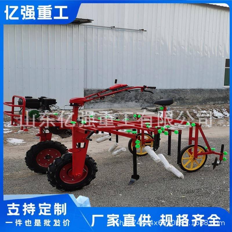 自动农用地膜覆盖机 土豆花生棉花覆膜机 柴汽油动力地膜覆盖一体