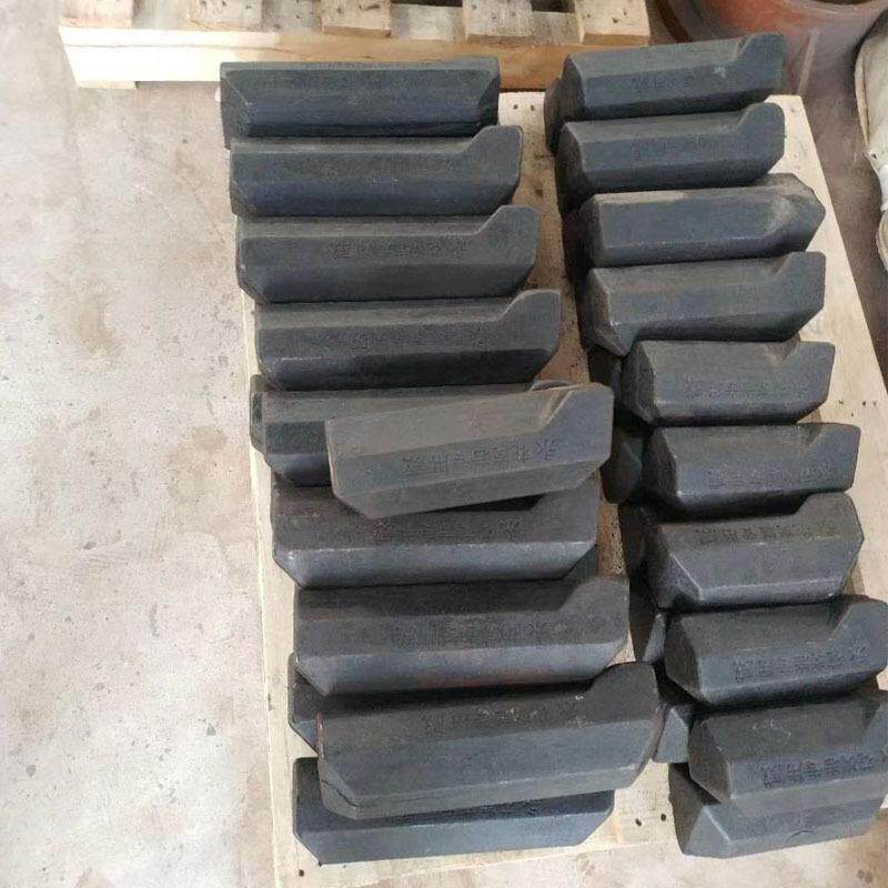 打桩机锤头用耐磨锤牙边牙中牙贴边块15公分20公分
