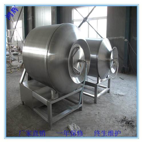 销滚筒式牛肉干腌制机器 肉类嫩化真空滚揉机 不锈钢腌肉入味机