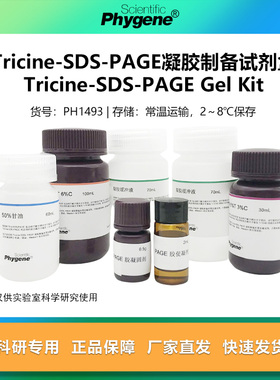 Tricine-SDS-PAGE凝胶制备试剂盒 100T [PH1493 PHYGENE]