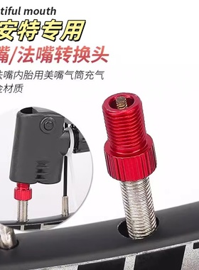 专用捷安特tcr/propel/defy法嘴转美嘴转换头公路自行车轮胎打气
