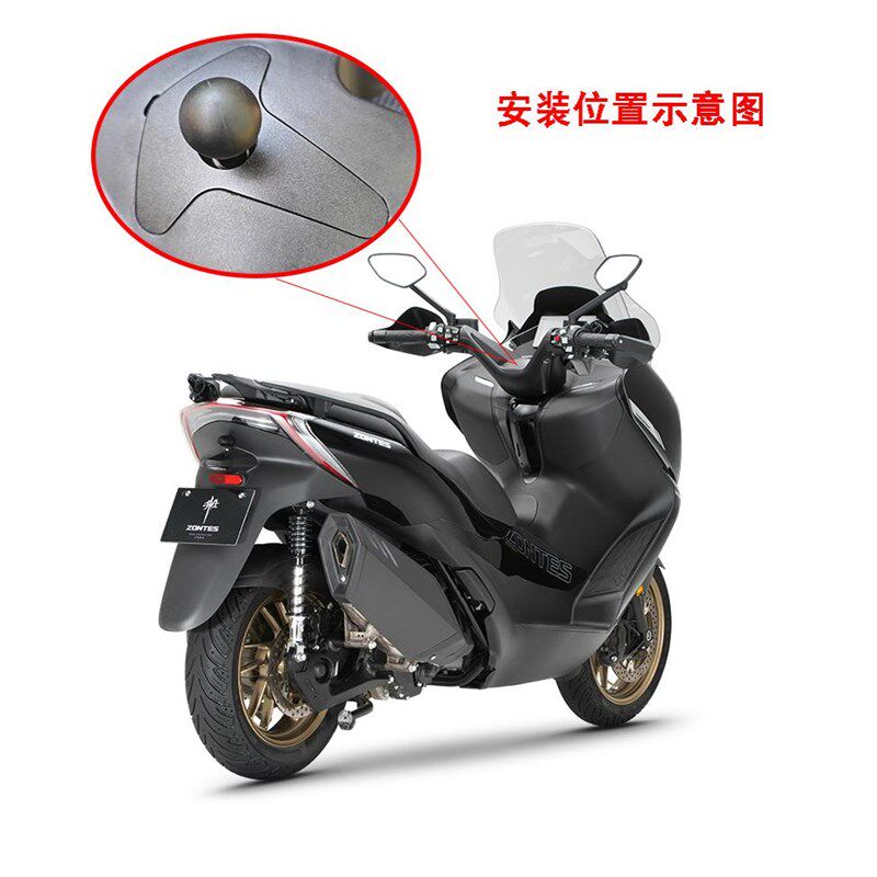 升仕368K车头支架368E底座手机支架ZT368D/M导T航拓展支架螺丝球 - 实物图