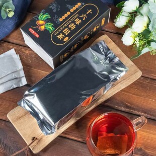 博济康十六味勃根茶正品人参枸杞B子覆盆子桑葚黄精山药代用养生