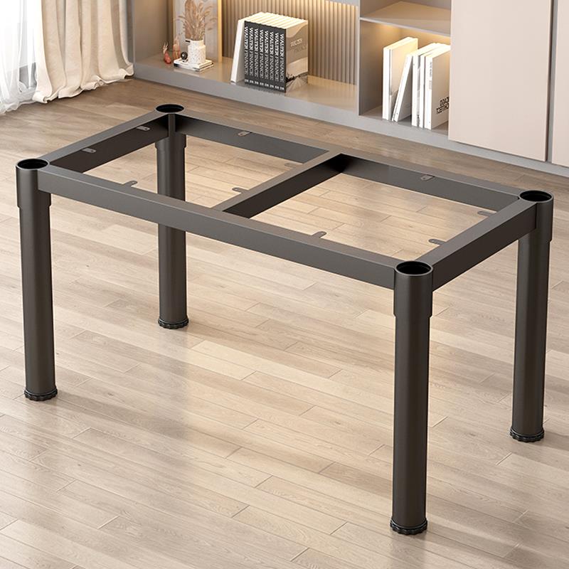金属桌腿支架加厚管壁书桌电脑桌承重支撑架岩板餐桌茶几铁艺底座