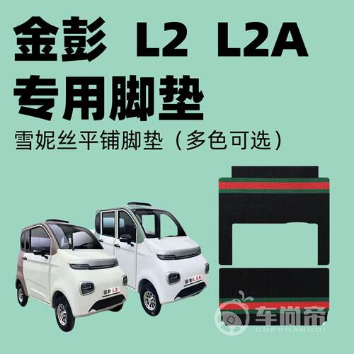 【金彭L2 L2A专用脚垫】电动三轮车四轮篷车雪妮丝耐磨丝圈脚踏垫