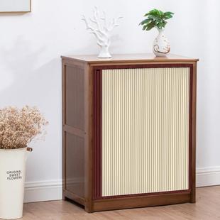 简易柜子遮挡帘整体橱柜门帘衣柜防尘帘书柜开 吊柜厨房布帘 放式