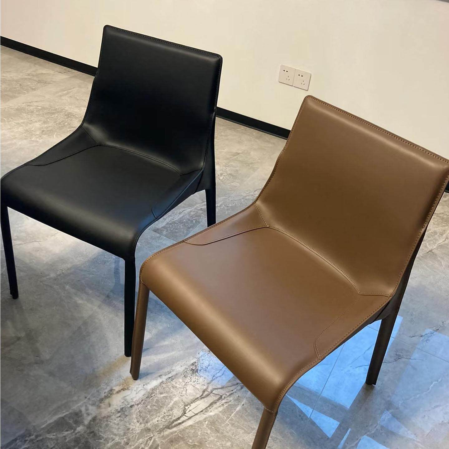 意式极简马鞍皮餐椅轻奢现代简约家用饭厅设计师样高端板间椅子,住宅家具,餐椅,淘宝优惠券,粉丝福利购,淘宝优惠卷