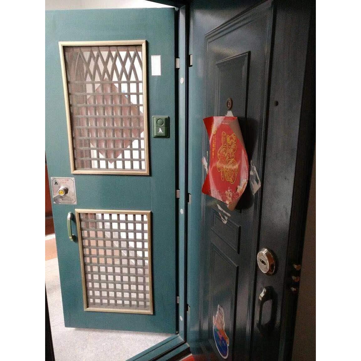 王LIW力老式门双门铁门复合门双头锁22MM锁芯一把钥匙开两个锁芯