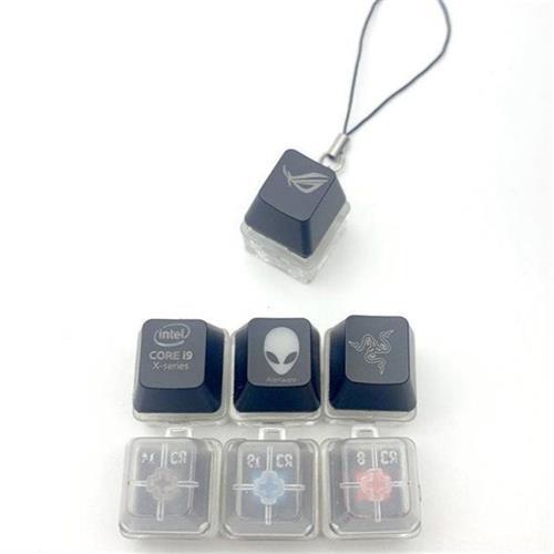 指尖减压神器试轴器键帽挂件钥匙链钥匙扣机械键盘轴体个性发光