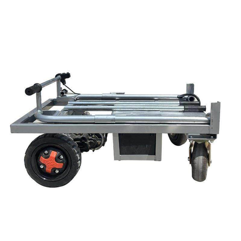 电动升降车平板手推车折叠电瓶拉货车平台车装修工地载重王搬运车