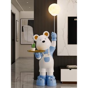 饰品客厅电视柜 装 月亮灯暴力熊斯堪 纳维亚无障碍豪华大型落地式