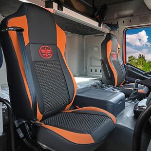 解放J6P坐垫JH6悍V全包J7装饰J6L货车J6V专用冰丝四季透气座套