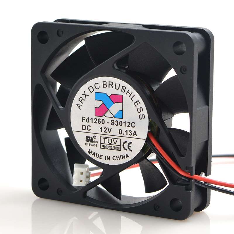 ARX 三巨 6015 6CM 12V 0.13A FD1260-S3012C超静音服务器风扇