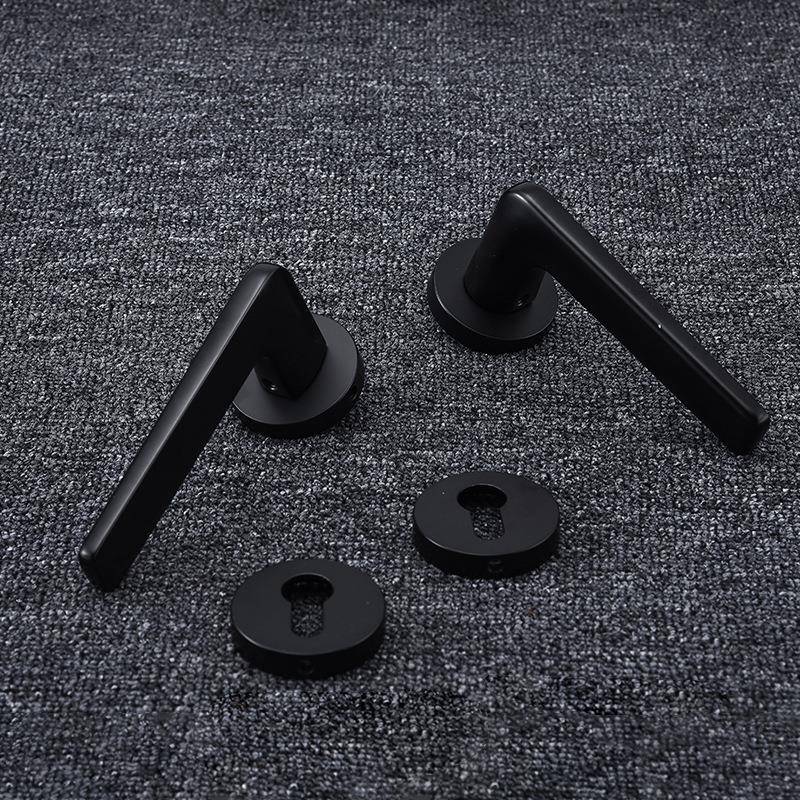 静音木房门锁具家用普用型卧室内卫生间厕所房间把手欧式磁吸门锁