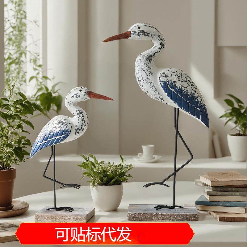 地中海装饰摆件木质海鸟海洋风格陈列摆设海鲜柜主题场景道具用品,清洗/食品/商业设备,风口/风叶/风机配件,淘宝优惠券,粉丝福利购,淘宝优惠卷