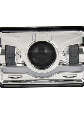 4X6寸方形大灯led方灯红色恶魔眼卡车大灯led汽车大灯