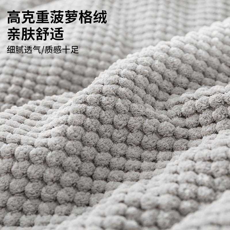 新款直销床头罩保护套加棉加厚奶油风卡通实木床全包防套尘高级感