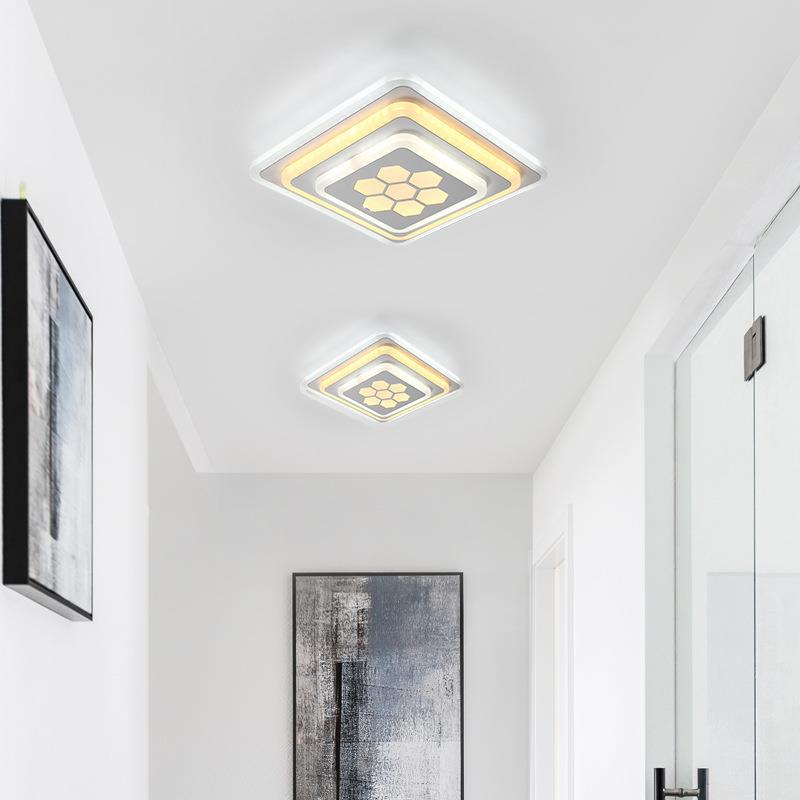 直销新款简约现代过道灯创意玄关灯入户灯走廊led射灯筒灯嵌入式