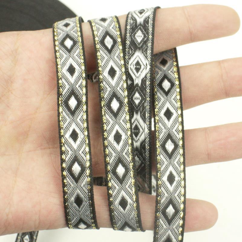 直销新款彩色团扇包边带汉服娃衣装饰织带花边辅料民族镶边丝带提