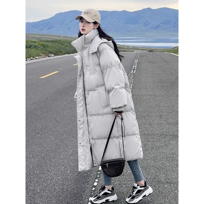 加厚羽绒棉服女长款宽松ins港风面包服棉衣2025年冬季新棉袄外套