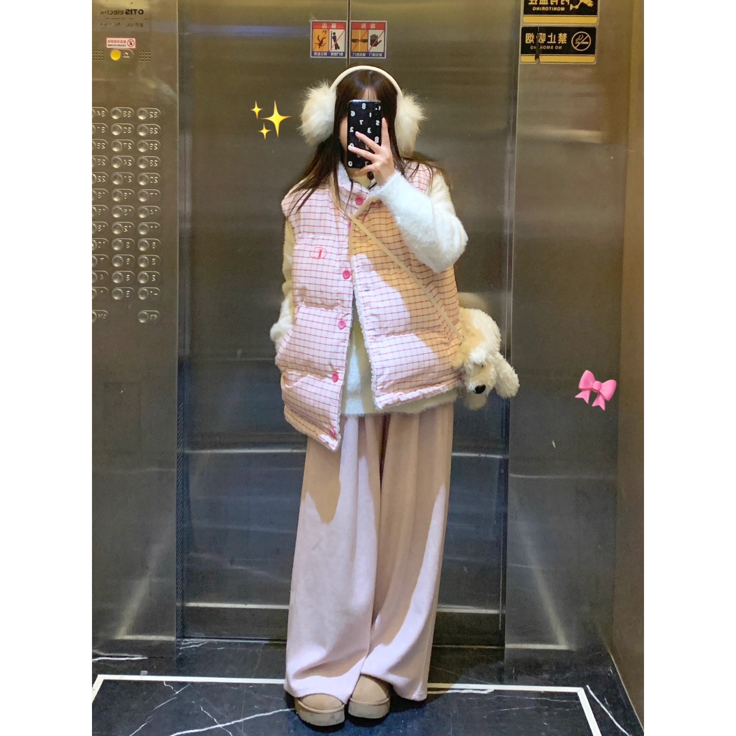 羊羔毛双面穿棉服马甲外套女冬季2025新款棉袄百搭保暖超好看棉衣