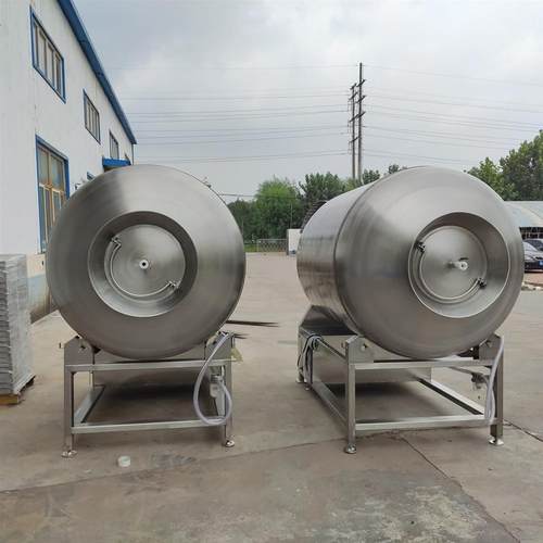 全自动大型腌鸡柳设备 真空滚揉腌鸡排机器 变频呼吸式牛排腌制机