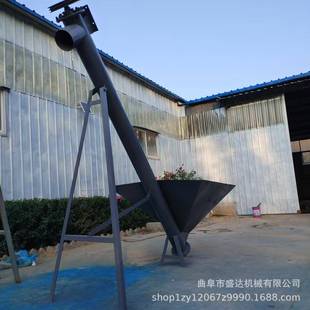 供应165管径大蛟龙提升机黄豆花生不锈钢上料机输送机