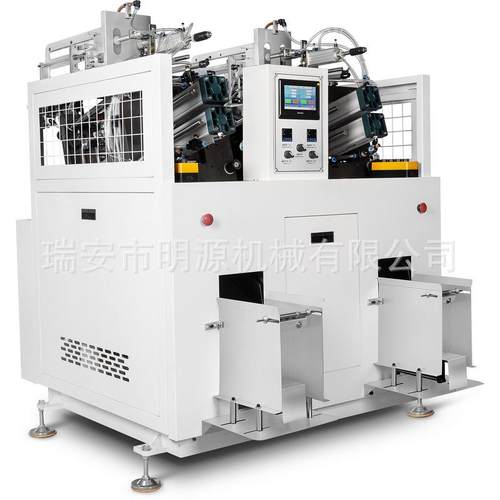 ZPJ-700全自动双工位纸餐盒成型机 轻食外卖纸餐盒纸盒成型机设备